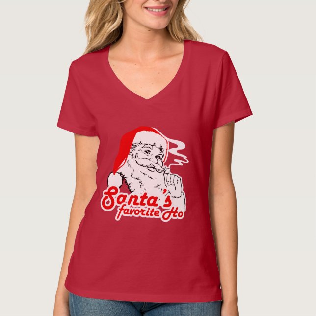 SANTAS FAVORIT HO - .PNG T SHIRT (Framsida)