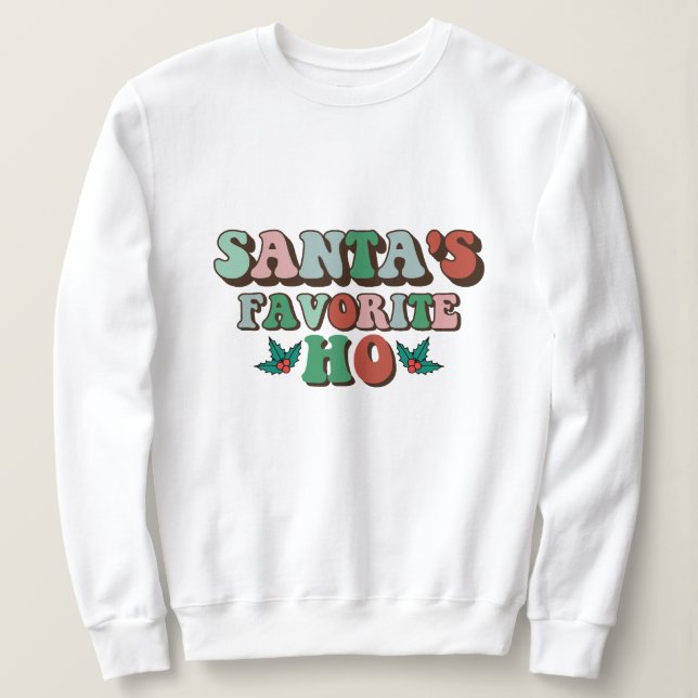 Santa's favorit ho t shirt (Design framsida)