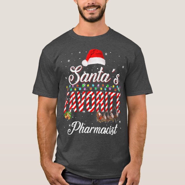 Santas favorit Pharmaco christmas julafton gift T Shirt (Framsida)