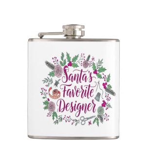 Santa's favoritdesigner jul-söppnings-ID Fickplunta