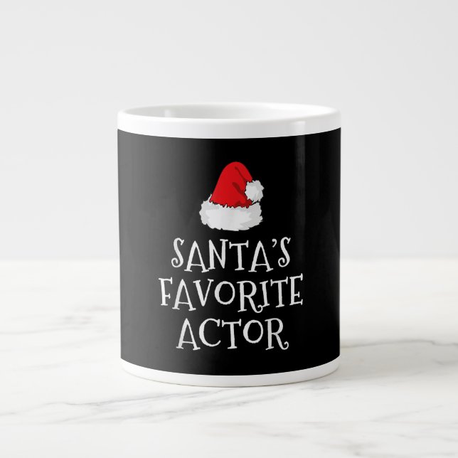 Santas Favorite Actor-julskådespelerska Jumbo Mugg (Framsidan)
