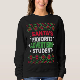 Santas Favorite Advertising Student Ugly jul T Shirt