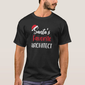 Santas Favorite Architect jul Pajama Xma T Shirt