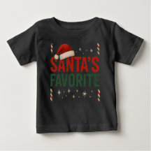 Santa's Favorite Baby top
