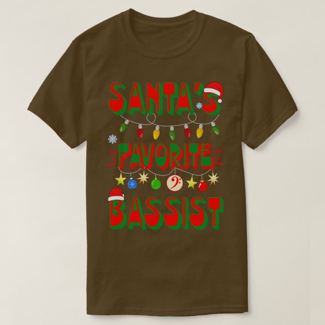 Santas Favorite Baid 1 T Shirt (Design framsida)