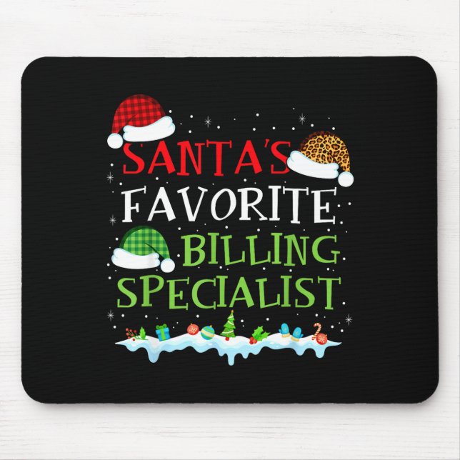 Santa's Favorite Billing Specialist Fun Christmas  Musmatta (Framsidan)