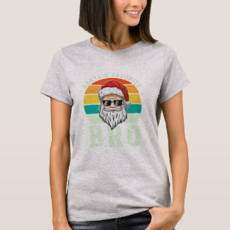 Santa's Favorite Bro Brother Boys Funny Christmas T Shirt