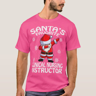 Santas Favorite Clinical Nursing Instructor Kristu T Shirt
