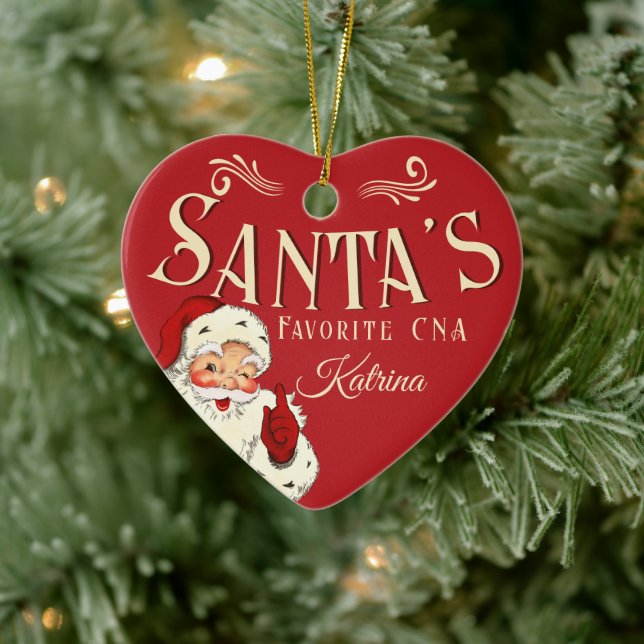 Santa's Favorite CNA Christmas Ornament (Träd)