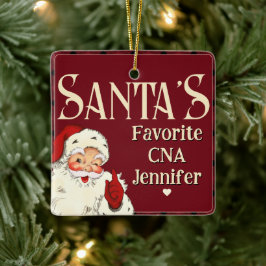 Santas Favorite CNA Julgransprydnad Keramik
