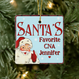 Santas Favorite CNA Julgransprydnad Keramik