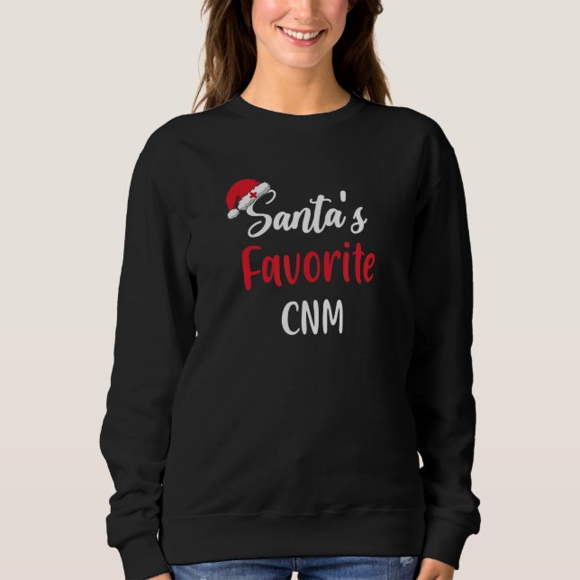 Santas Favorite CNM   Christmas   T Shirt (Framsida)