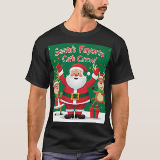 Santa's Favorite Crew T Shirt