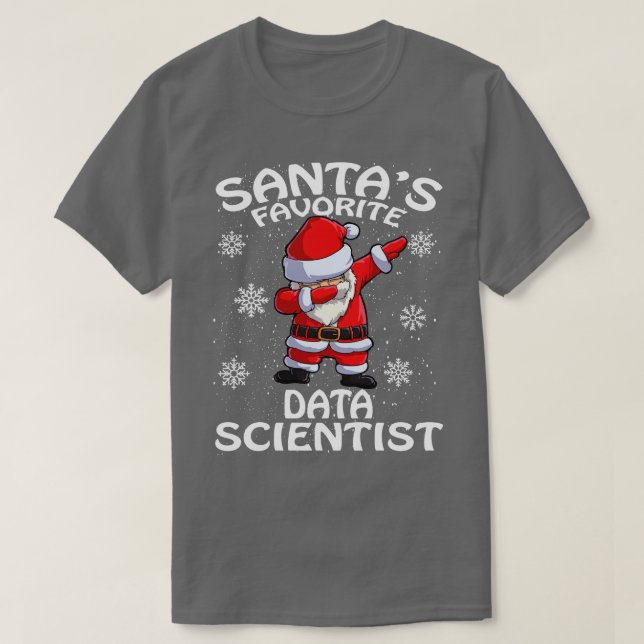 Santas Favorite Data Scientist jul 1 T Shirt (Design framsida)
