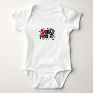 Santa's Favorite - den vackra juldräkten Baby T Shirt