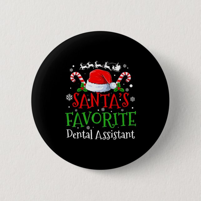Santa's Favorite Dental Istant Christmas Party  Knapp (Framsida)