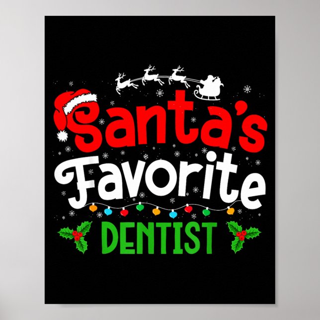 Santa's Favorite Dentist Christmas Party  Poster (Framsidan)