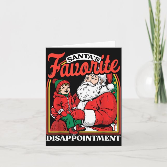 Santas Favorite Disapintment Funny Sarcastic Chris Kort (Framsida)