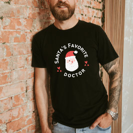 Santa's Favorite Doctor: Cute Santa Christmas Tee