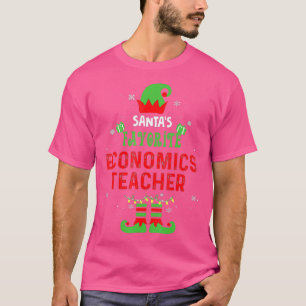 Santas Favorite Economics Lärare jul Julafton T Shirt