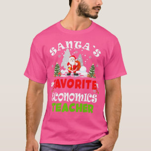 Santas Favorite Economics Lärare julklapp T Shirt