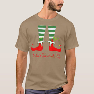 Santas Favorite Elf T Shirt