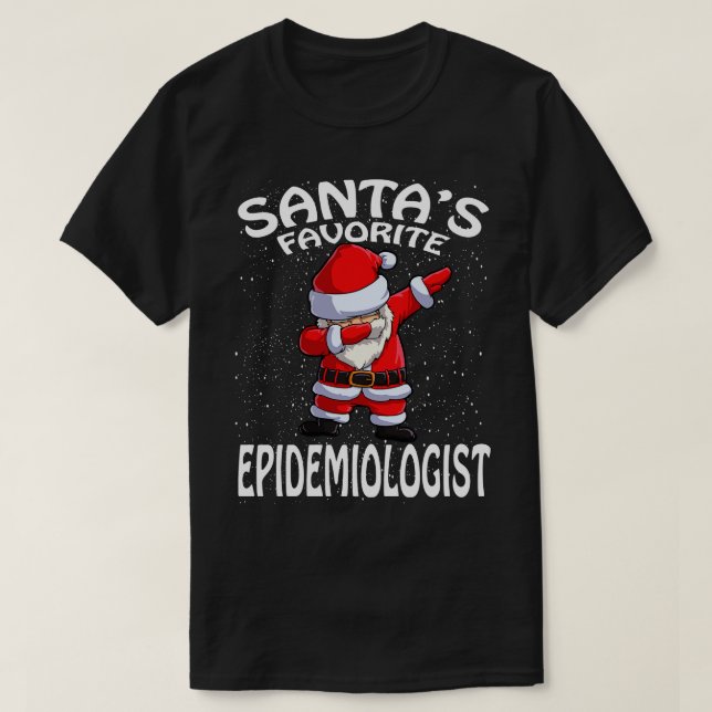 Santas Favorite Epidemiolog Jul T Shirt (Design framsida)