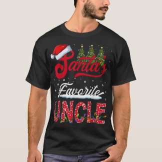 Santa's Favorite farbror Family Matching Group Chr T Shirt