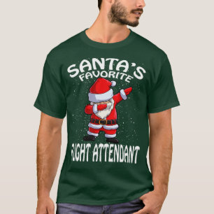 Santas Favorite Flight Attendant jul T Shirt