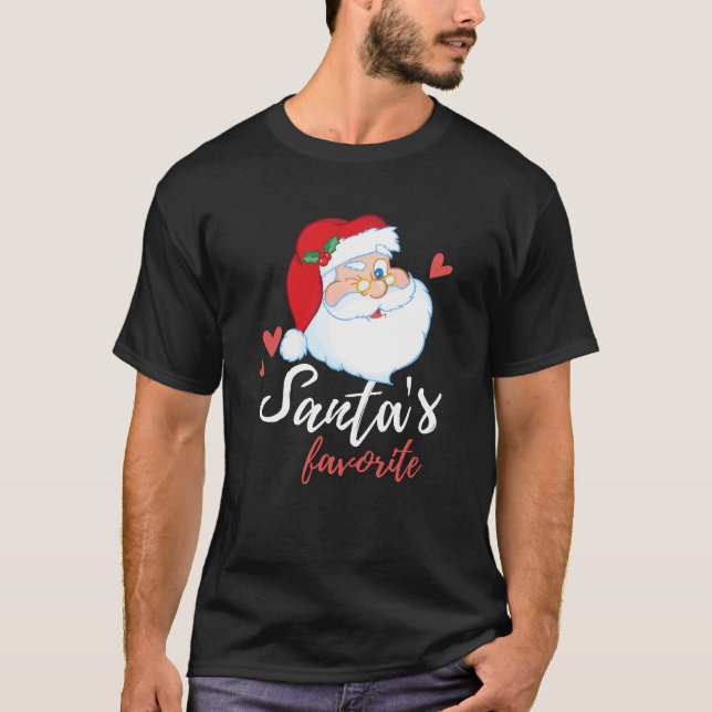 Santa's Favorite Funny T-shirt till jul (Framsida)
