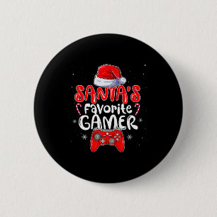 Santa's Favorite Gamer Knapp