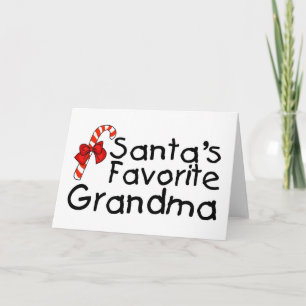 Santas Favorite Grandma 2 Helgkort