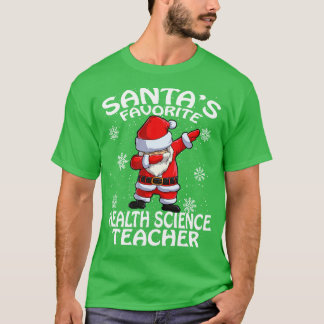 Santas Favorite Health Science Lärare jul T Shirt