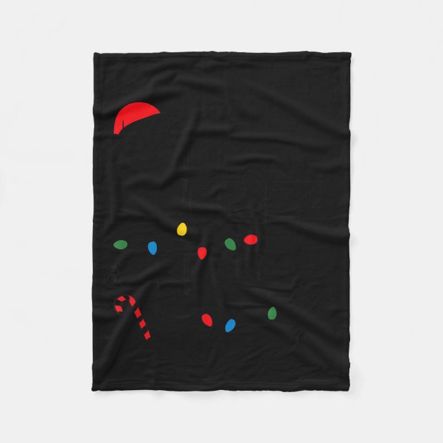 Santa's Favorite Helper Funny Christmas  Fleecefilt (Framsidan)