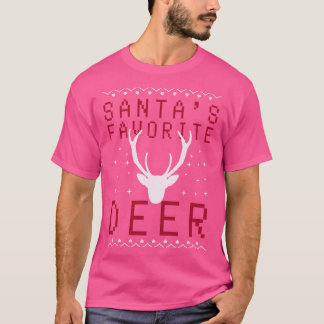 Santas Favorite Hjort TShirt T Shirt