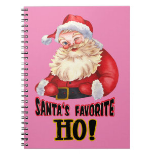 Santa's Favorite Ho Anteckningsbok
