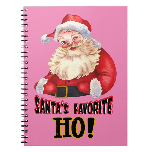 Santa's Favorite Ho Anteckningsbok (Framsidan)