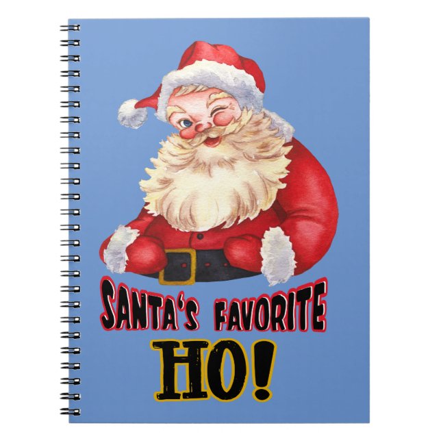 Santa's Favorite Ho Anteckningsbok (Framsidan)
