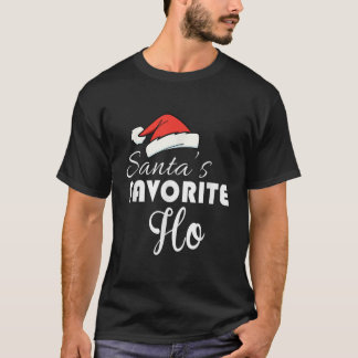 Santas Favorite Ho Dirty jul Shirt for Wome T Shirt
