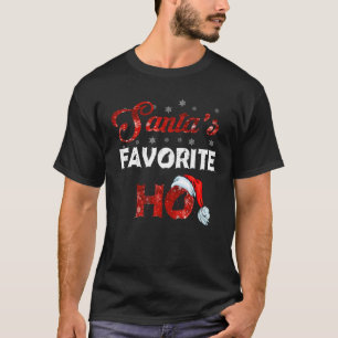 Santa's Favorite Ho Funny jul T Shirt