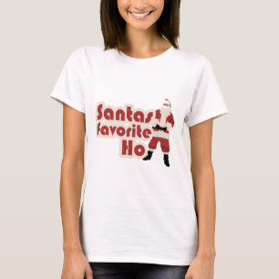 Santas Favorite Ho Funny jul Tee Shirt