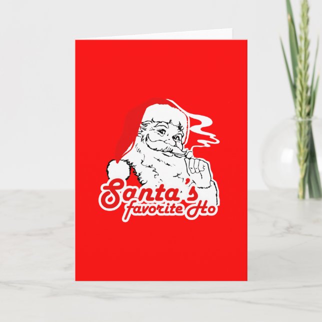 SANTA'S FAVORITE HO HELGKORT (Framsida)