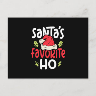 Santa's Favorite Ho julgåva Vykort