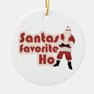 Santas Favorite Ho Julgransprydnad Keramik