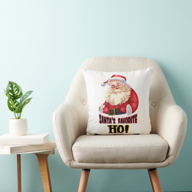 Santa's Favorite Ho Kudde (Stol)