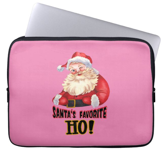 Santa's Favorite Ho Laptop Fodral (Framsidan)