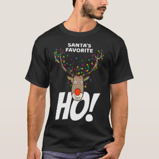 Santa's Favorite Ho - Lustigt julpryder Gif T Shirt