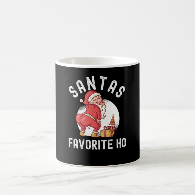 Santa's Favorite Ho Rude jul Julafton Kaffemugg (Center)