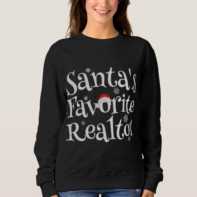 Santas Favorite Ho Santa favoro Ho Funny Girls T Shirt (Framsida)