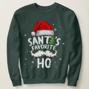 Santas Favorite Ho Santa favoro Ho Funny Girls T Shirt